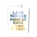 Lake + Breeze + Drink Card