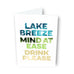 Lake + Breeze + Drink Card