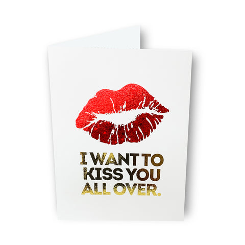 Kiss You All Over Card