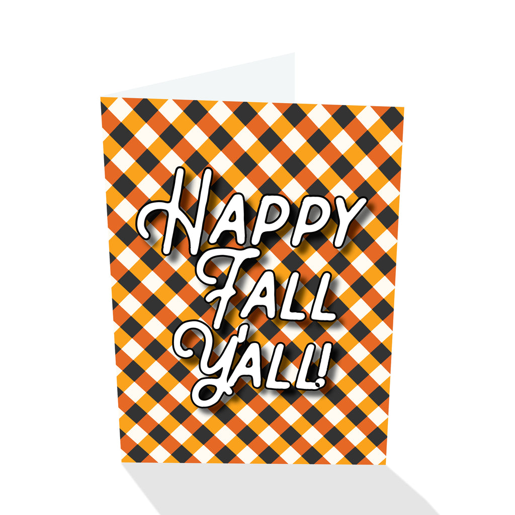 Happy Fall Y'all Card