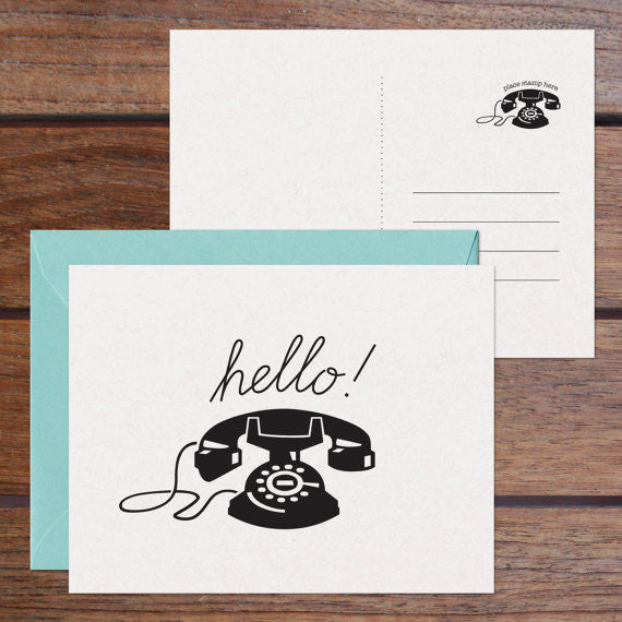 Phone Hello 2-in-1 Card Set (6 Cards)