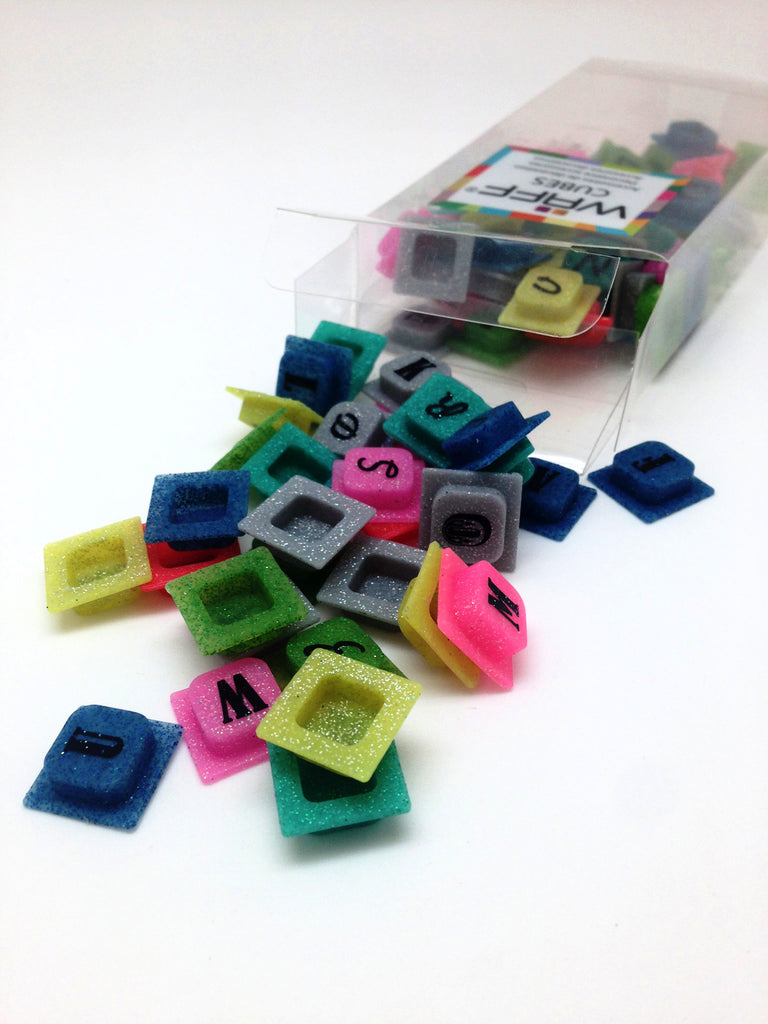 WAFF Cubes - Glitter Alphabet
