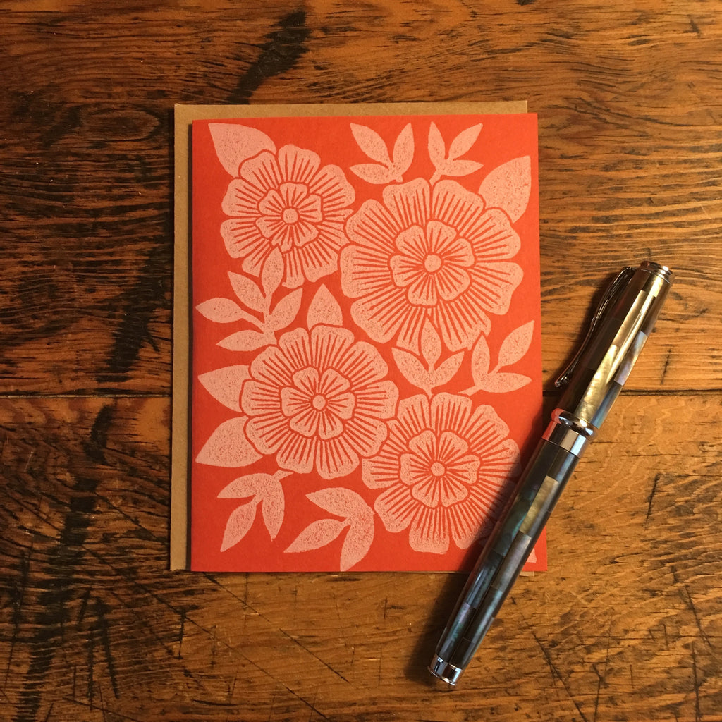 Block Printed Blank Cards (Set of 6)