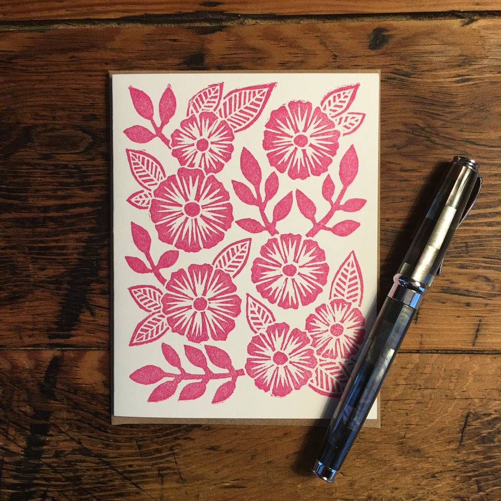 Block Printed Blank Cards (Set of 6)