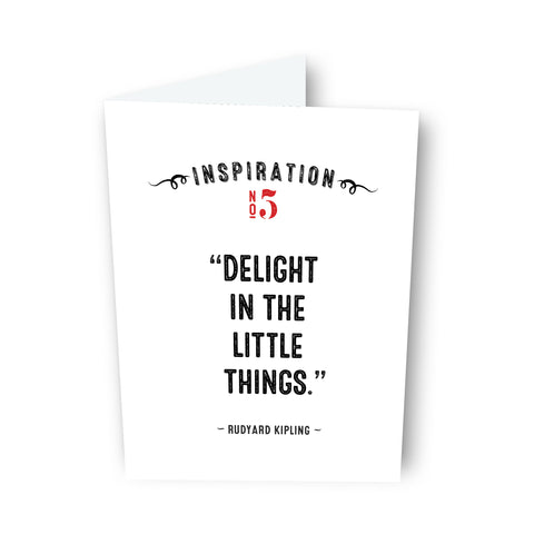 Little Things by Rudyard Kipling Card No. 5