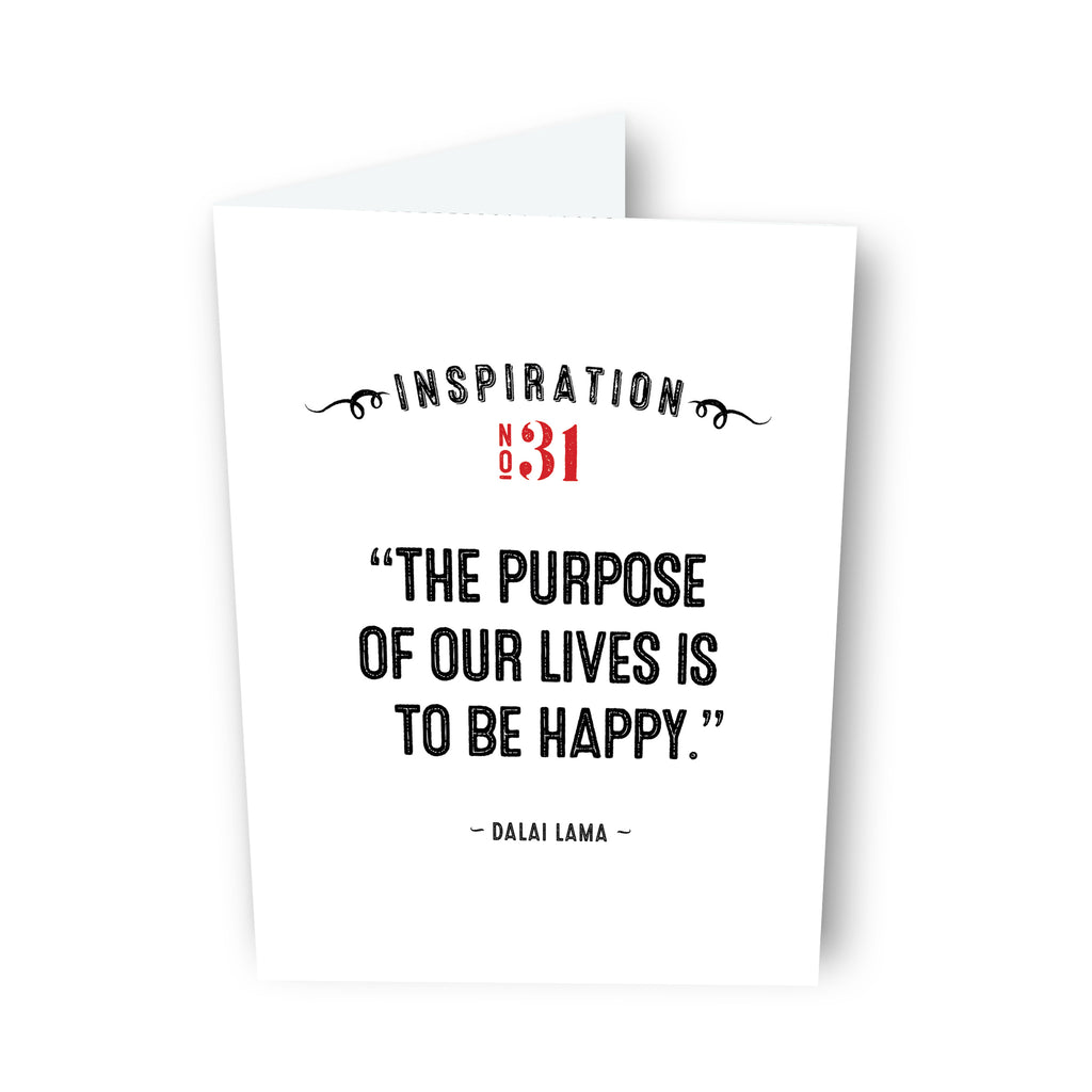 The Purpose of Our Lives by Dalai Lama Card No. 31