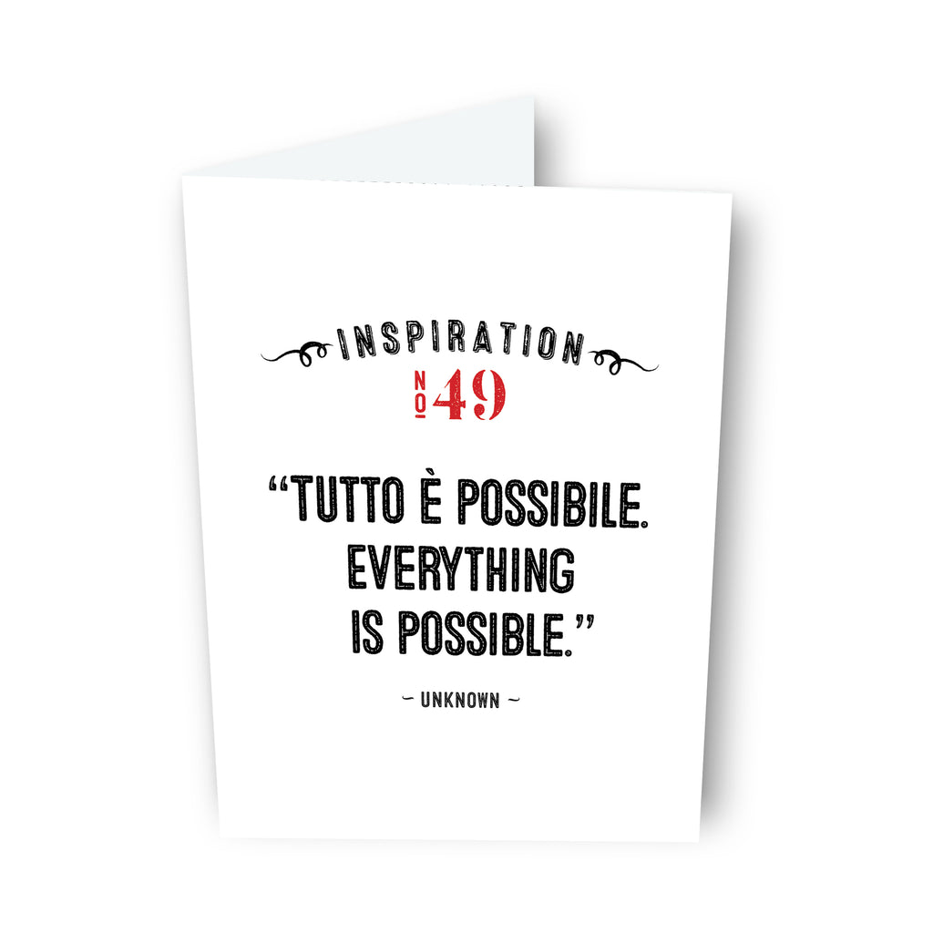 Everything is Possible by Unknown - Card No. 49