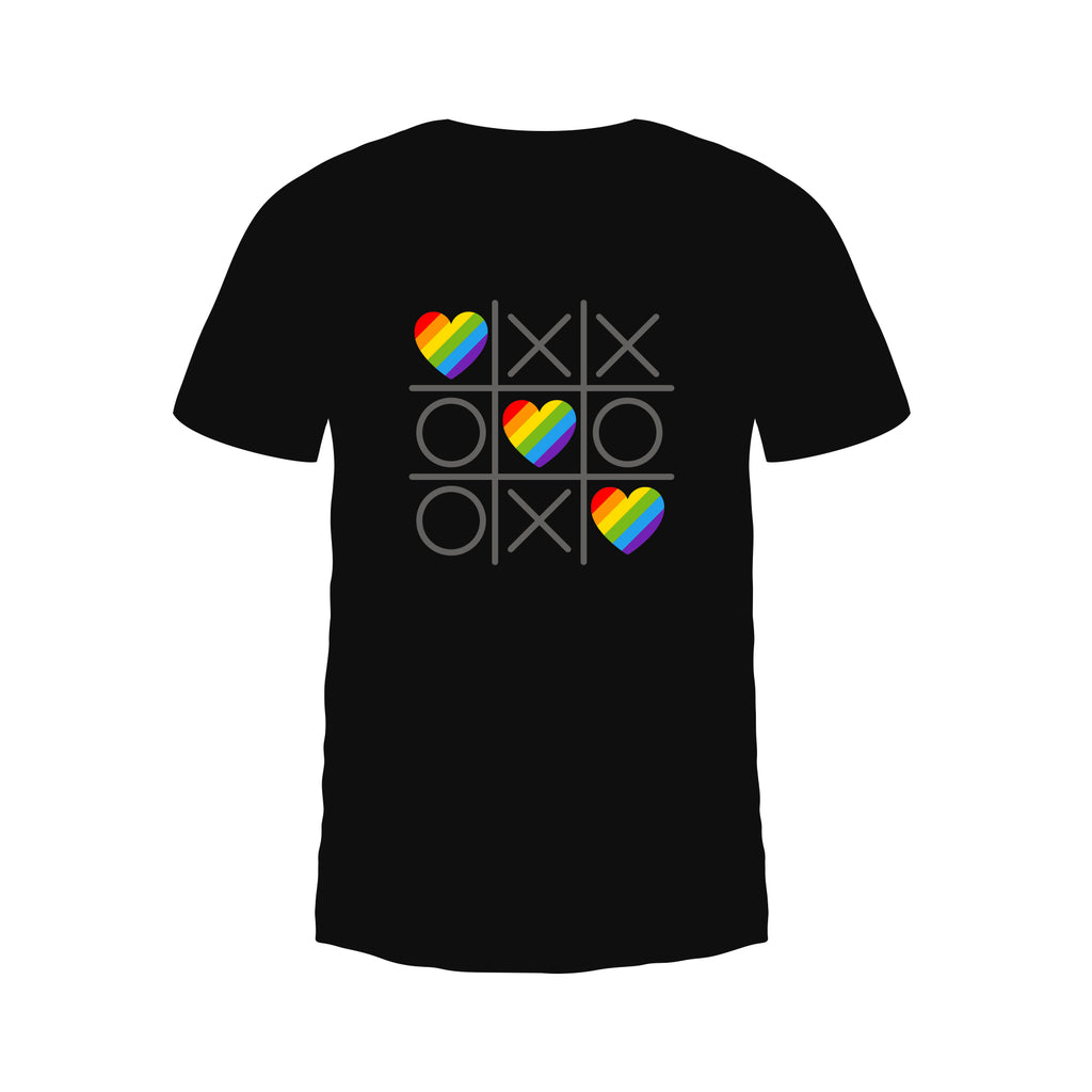 Love Wins Tic-Tac-Toe Pride T-shirt