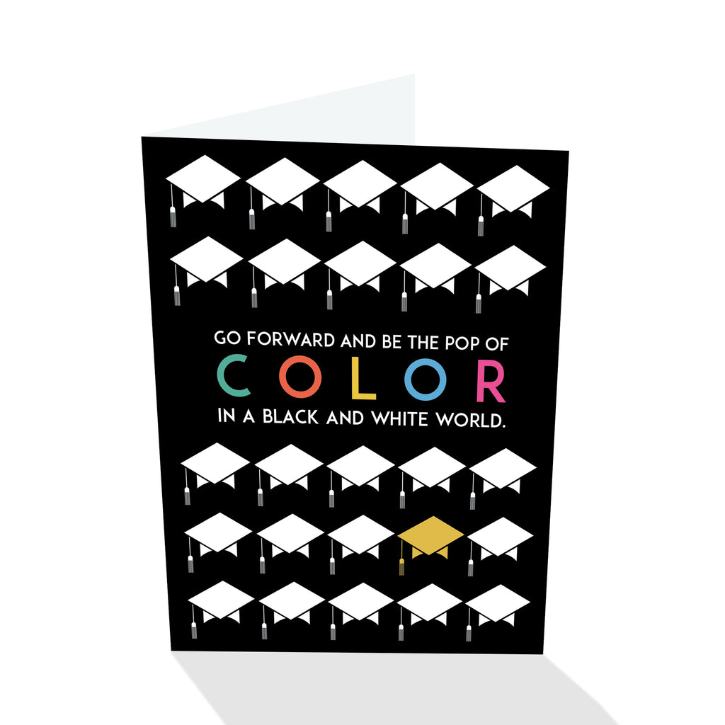 Pop of Color - Graduation Card