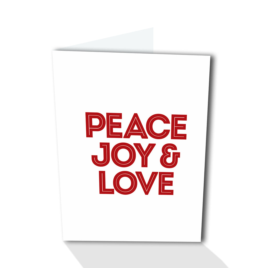 Holiday Petites - Peace Joy & Love (Foiled)