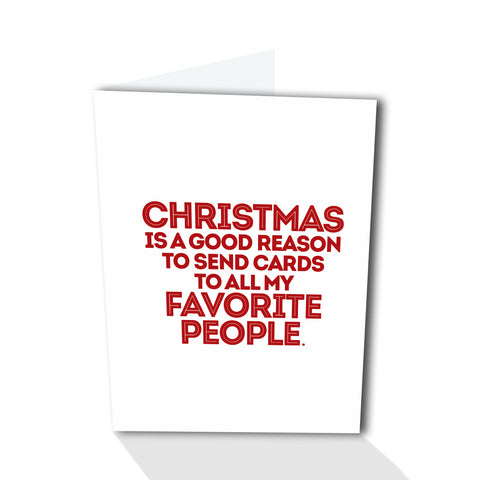 Holiday Petites - Favorite People (Foiled)