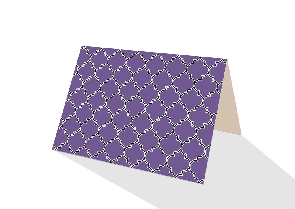 Moroccan Brights Purple Notecards