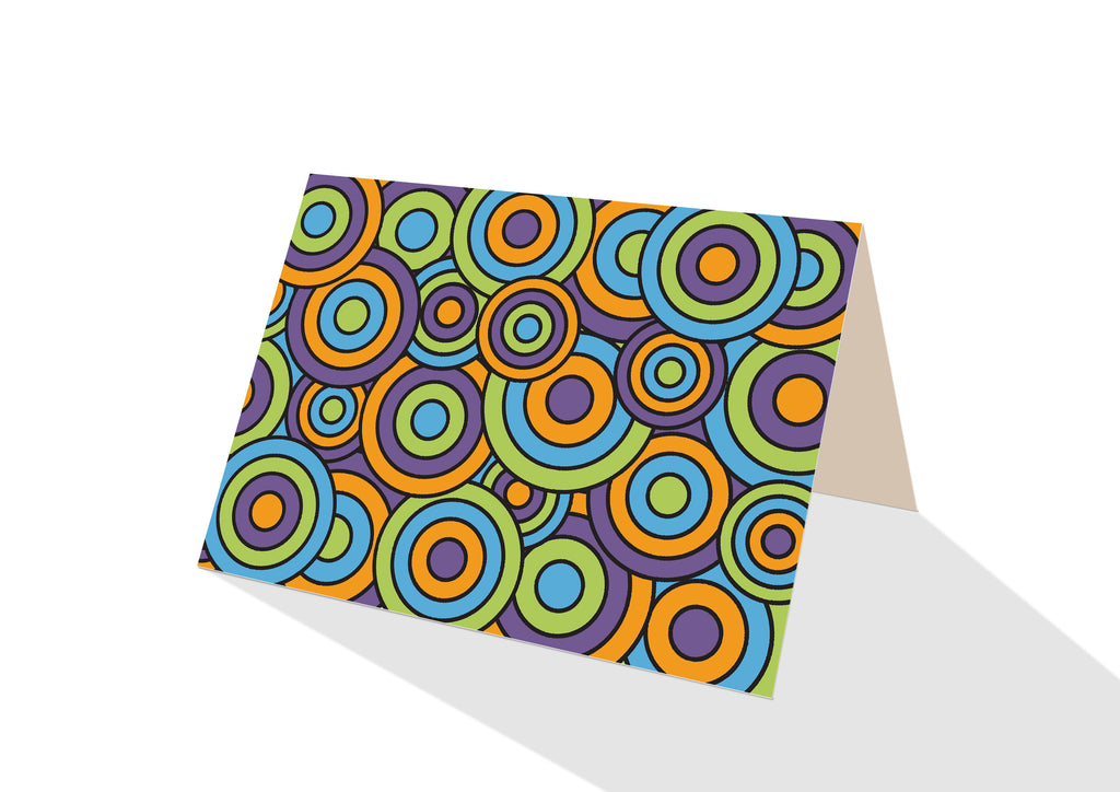 Pops! Brights Circles Notecards