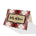 White Hamilton Plaid Greeting Cards - 5 Options