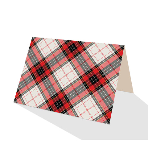 White Hamilton Plaid Notecards (Set of 8)