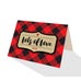 Buffalo Plaid Greeting Cards - 5 Options