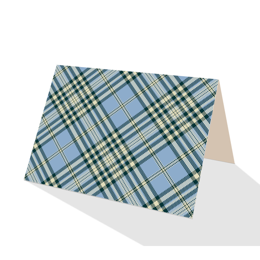Blue Scotch Plaid Notecards (Set of 8)