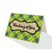 Green Tartan Plaid Greeting Cards - 5 Options