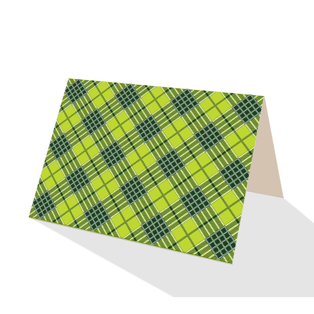 Green Tartan Plaid Notecards (Set of 8)