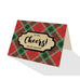 Imperial Red Tartan Plaid Greeting Cards - 5 Options