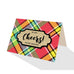 Madras Plaid Greeting Cards - 5 Options