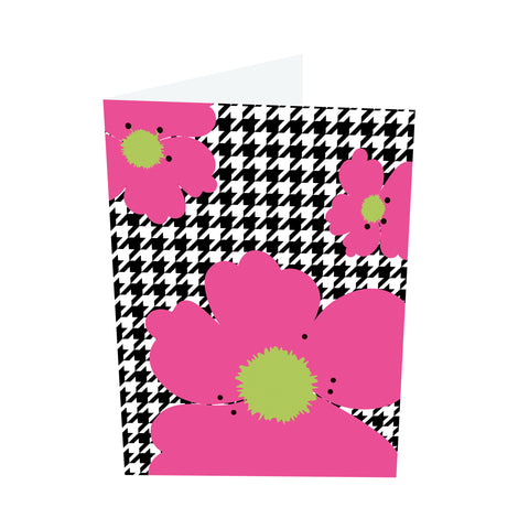 Poppy Brights! Pink/Green Notecards