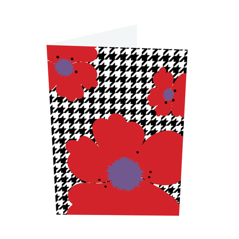 Poppy Brights! Red/Purple Notecards