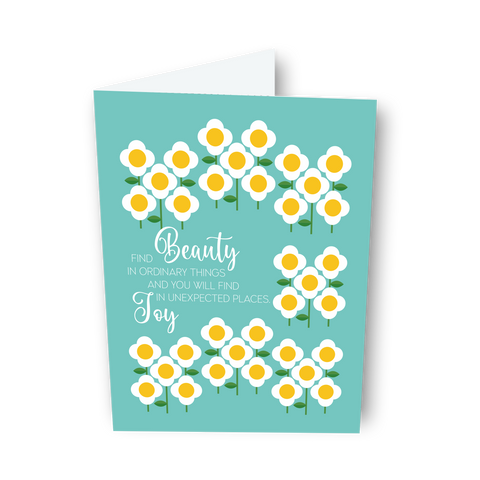 Beauty + Joy Inspiration Card