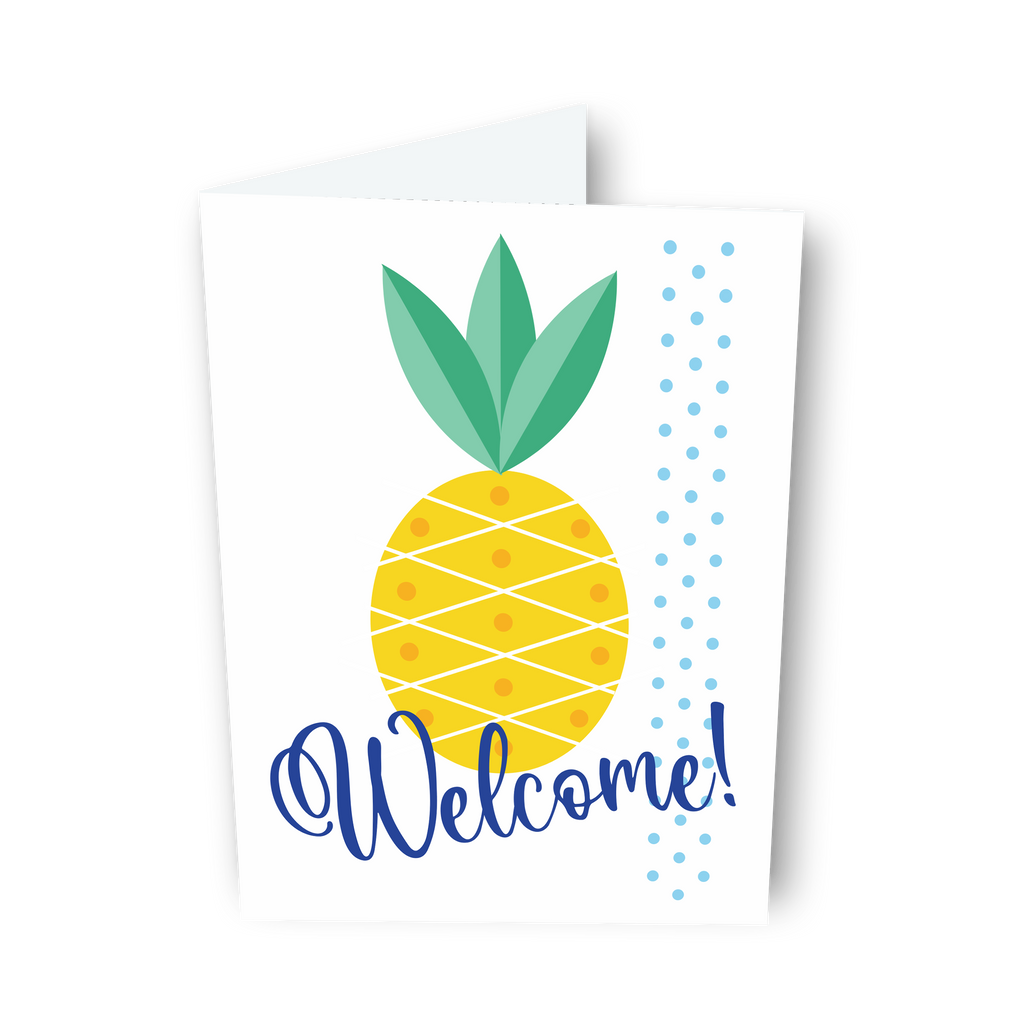 Welcome! Pineapple Card