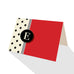 Hepburn Dots Notecards Red