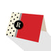 Hepburn Dots Notecards Red