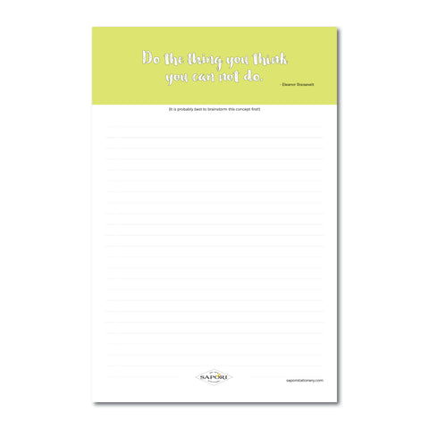 Do The Thing... Eleanor Roosevelt Notepads (Set of 3)