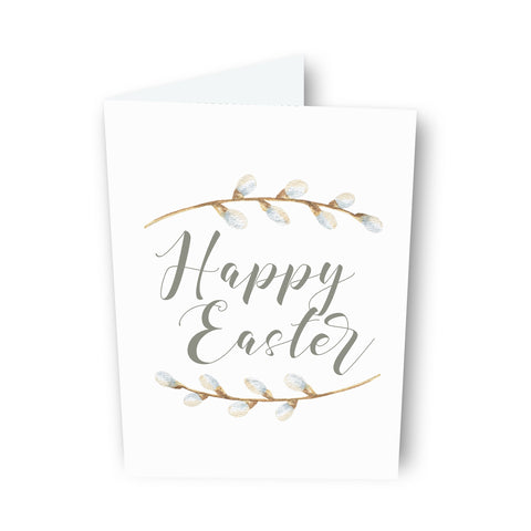 Pussy Willow Easter Card