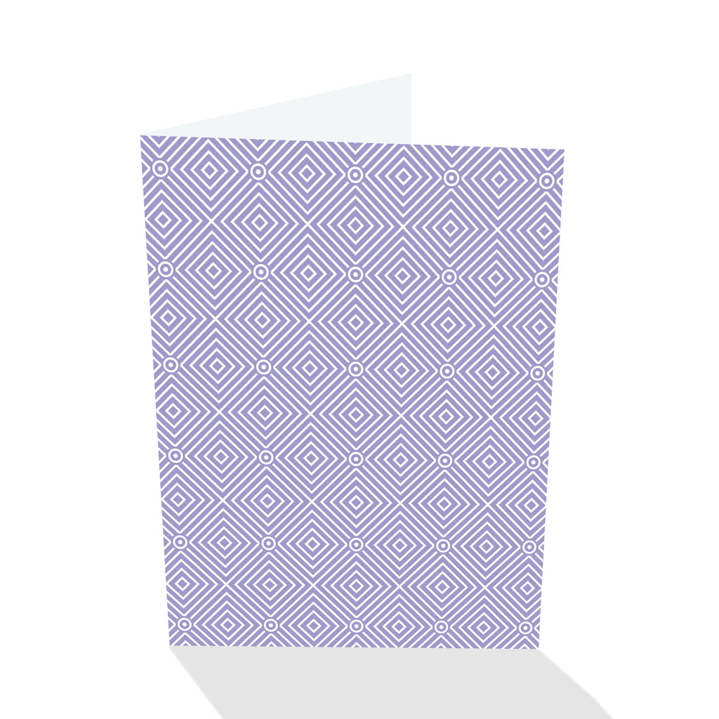 Simply Elegant Violet Diamonds Notecards (Set of 8)